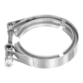 uxcell 3.25" V Band Clamp 304 Stainless Steel for Exhaust Systems Downpipe Exchange Exhaust Accessories, Adjustment Range 83mm / 3.27inch