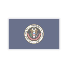 Flag of Homeland Security (United States) STICKER Vinyl Kiss-Cut Decal - 6" × 6", White