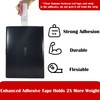 Brandzini Clear Weather Stripping Tape, Door Draft Seal Silicone Strip.