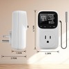 Diymore Digital Thermostat Temperature Controller Outlet,Plug in Thermostat for Heater