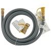 10 Feet 3/8" ID Natural Gas Hose with Quick Connect