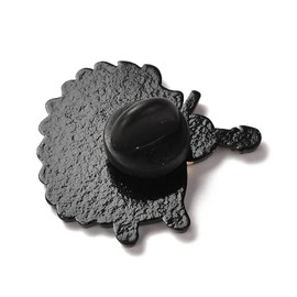 KitBeads Pack of 10 Music Hedgehog Enamel Pins Animal Lapel Pins Cardboard Brooch Pins with Violin for Backpacks Clothes Bag Purse Shoes Hats Decoration Acrylic, Acrylic