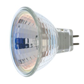 Satco S3460 1/Card 12V 20-Watt MR16 GX5.3 Base Light Bulb with NSP 9 Beam Pattern with No Lens