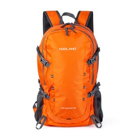 Sharkborough Outdoor Backpack, Folding Backpack, Lightweight Sports Mountaineering Bag, For School or School, Travel, Unisex, 40L/45L, orange, 40 l