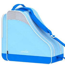 TOPOWN Ice Skate Bag Roller Skates Bag for Men Inline Skate Bag for Women Roller Skate Bag Premium Ice Skate Bag for Child/Adult Up to Size 12(US)