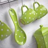 City to Cottage® - Ceramic Spoon Rest | Green and