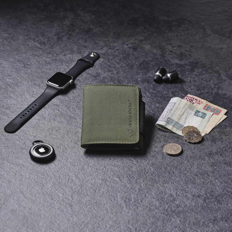 Lifeventure Trifold Wallet with RFID Protection - Wallet with Zip