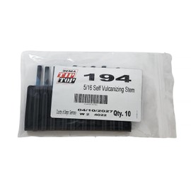 Rema Tip Top 194 RS-8 Stem Inserts for Flat Tire Repair. Pre-Cured, Self-Vulcanizing Inserts for Tire Injuries Up to 8 mm in Diameter. Pack of 10 Flat Tire Nail Hole Repair Units.
