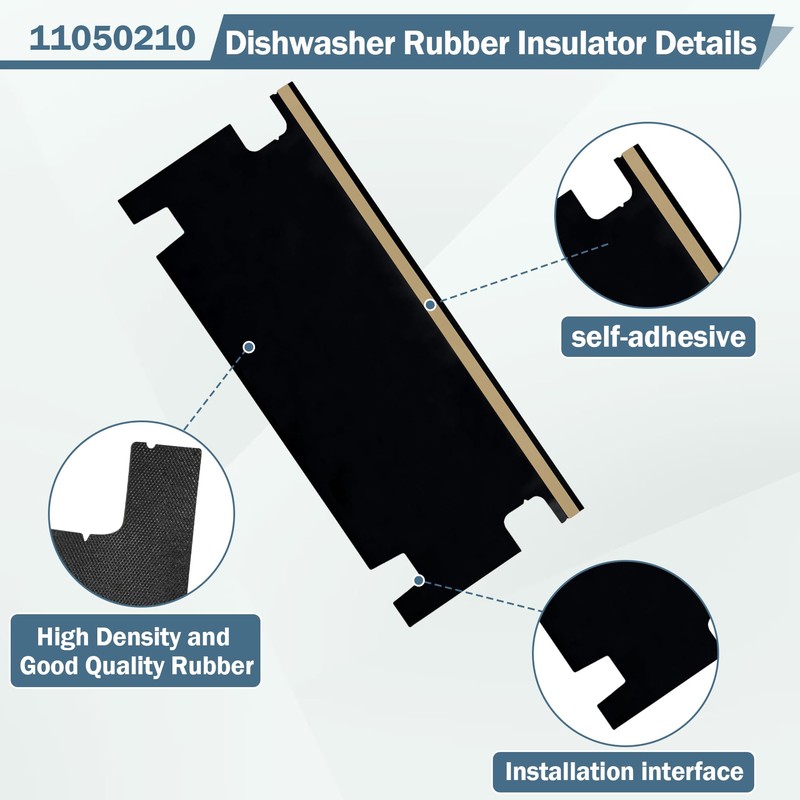 11050210 Dishwasher Sound Insulation Compatible with Bosch Thermador