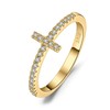 JewelryPalace Cross Wrap Ring Engagement Ring Infinity Promise Wedding Rings