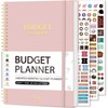 Undated Budget Planner with Tag Stickers, A5 Monthly Budget Planner