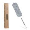 Vicloon Washable Telescopic Duster, Microfibre Stainless Steel Telescopic Rod and