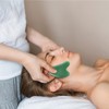 AGFELO Gua Sha Facial Tool Natural Jade Stone Guasha Board