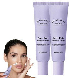 Underarm Hair Reduce hair Cream, 2PC Facial Hair Reduce Nourishes Skin Smooth Skin for Women & Men
