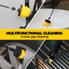 Holikme 15-Piece Drill Brush Attachment Set - Power Scrubber, Crevice,