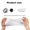 MUNSKT Invisible Hair Nets,40 Black Girl Hair Net, 10 Clips,