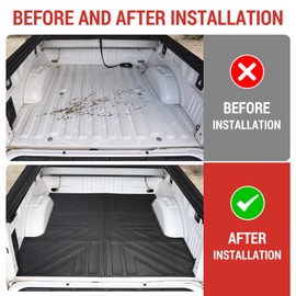 Utiiy Bed Mat Compatible with 2015-2025 Ford F150 5.5FT Truck Bed Liner Pickup Car Truck Potector for 2015-2025 Ford F-150 Accessories(15-25 F-150 5.5FT)