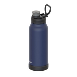 Atlas ADHB-1000NV Water Bottle, 33.8 fl oz (1,000 ml), 1.0 L; Cold Insulated, Lightweight, Direct Drinking Bottle with Handle, Outdoor Activa, Navy