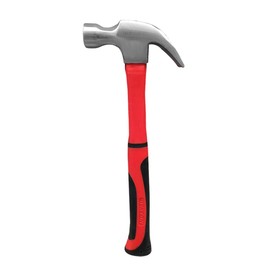 Dekton 8oz Fibreglass Claw Hammer-Anti-Slip Handle| Shock-Absorbing Fibreglass Core| Durable Steel Head| Precision Balanced| Heavy-Duty Nail Removal| Ideal for Construction, Carpentry| High Resistant