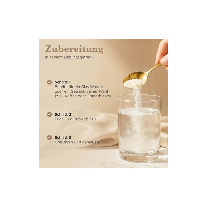 Premium Collagen Powder, 100% Pure Collagen Hydrolysate Type 1 &