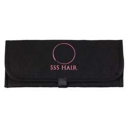 SSS Hair Black Felt Heat Proof Mat and Foldable Safety Pouch