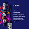 Lure Máscara de Pestañas Kajal Waterproof, Negro Intenso, Volumen y