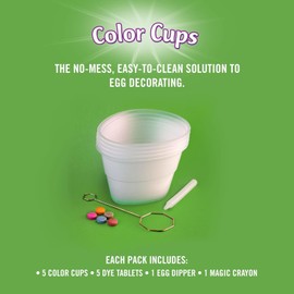 PAAS Kit de decoración de huevos de colores (paquete de 4)