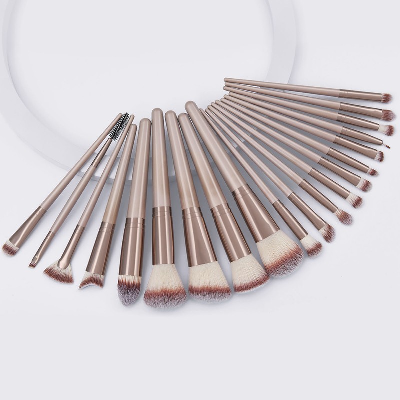 20pcs Makeup Brushes Soft Nylon Hair Skin Friendly Cosmetic Brush