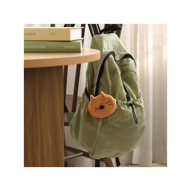Doodle 두들 키링 파우치 [04 화이트 캣] Doodle Keyring Pouch