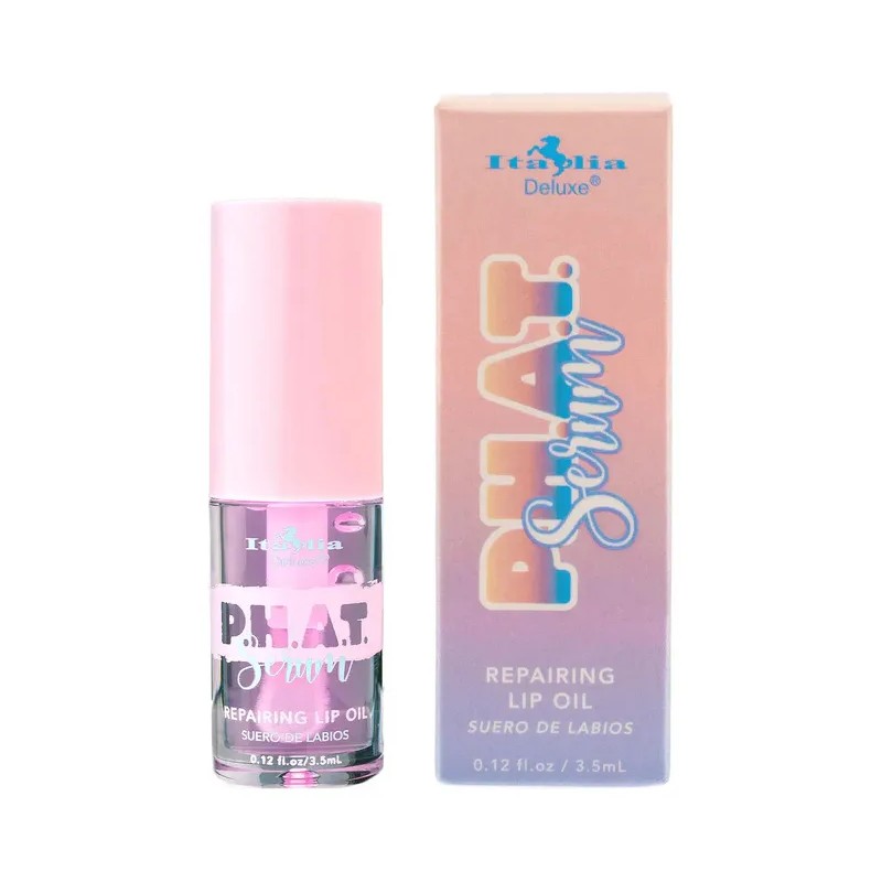 Italia Deluxe Lip Oil Aceite Labial Hidratante Transparente con Ácido