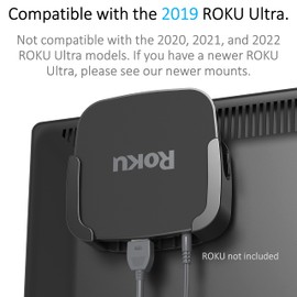 ReliaMount Holder for Old Roku Ultra (Not Compatible with Roku Ultra Models Purchased After September 2020)