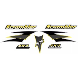 Unbranded 1999 2000 2001  Polaris Scrambler 500 ATV Decal Kit 4x4
