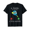Padel Sta chiamando Divertente Uomo Donna padelista Regalo Maglietta