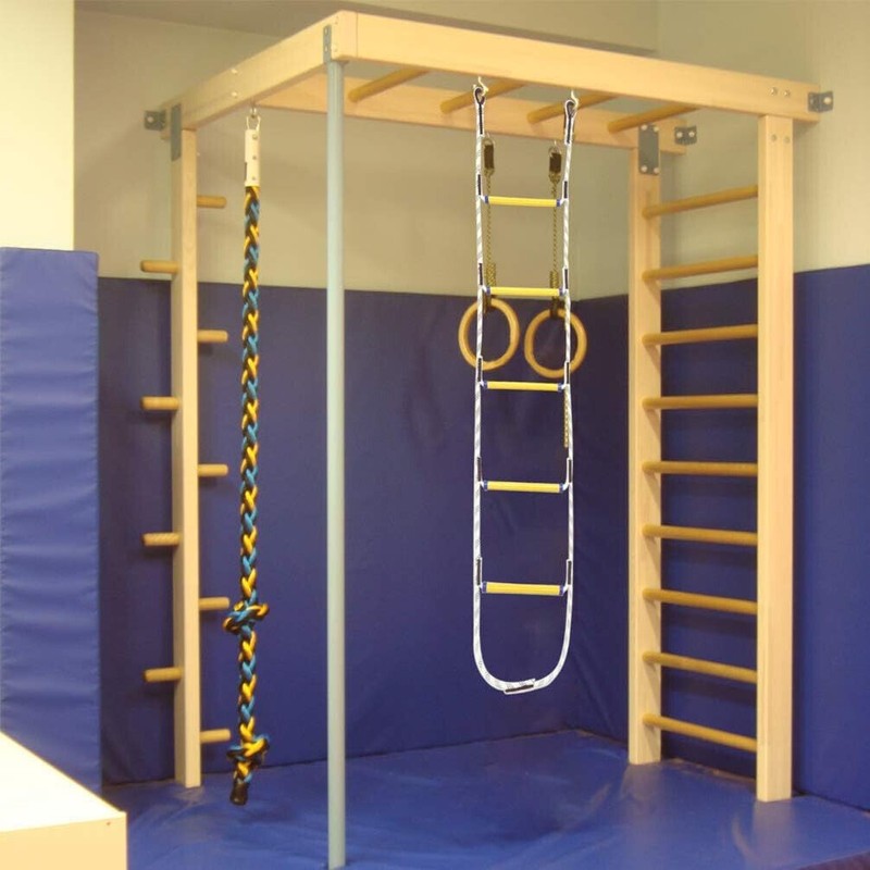 Aoneky 5.9 ft Nylon Climbing Rope Ladder for Kids or