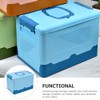 Beaupretty Plastic Storage Box Folding Carry Box Tool Organizer Portable