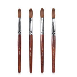Kads Kolinsky Acrylic Nail Brush Rosewood Nail Art Manicure Tool