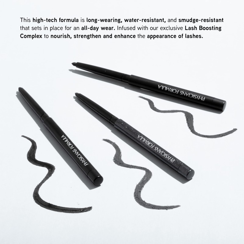 Physicians Formula Eye Booster Gel Black Eyeliner Set of 3,