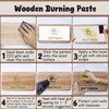 11 PCS Wooden Burning Paste Kit，4 OZ Marker Paste for