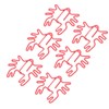100Pcs Kids Paper Clips Crab Style Metal Exquisite Color Wide