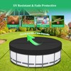 RICHIE 8FT Pool Cover, Round Solar Cover for Above Ground
