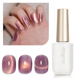 emigoro Magnetic Gel Gel Nail Aurora Mag09 Single Color, Large Capacity, 0.5 fl oz (15 ml), Magnetic Nail, Color Gel, Fine Particles, Cat Eye Gel, Glitter, For Beginners & Professionals, UV/LED