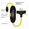 Tower Manufacturing 30396501-08 Manual-Reset 20 AMP Inline GFCI Triple Tap