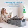 Leg Elevation Pillow for Sleeping, Foam Wedge Pillow Set for