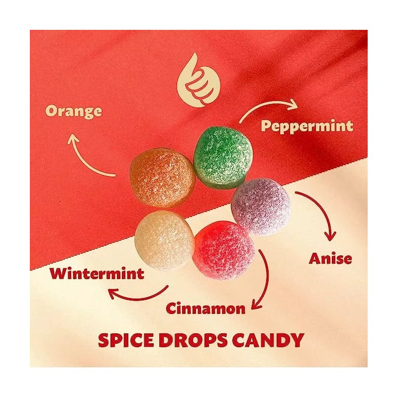 iLike! Spice Drops Jelly Candy, Assorted Flavors, 2-Pound Bag
