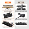 WeiSen 4 Pack 2x14 Inch Traffic Advisor Light Bar with