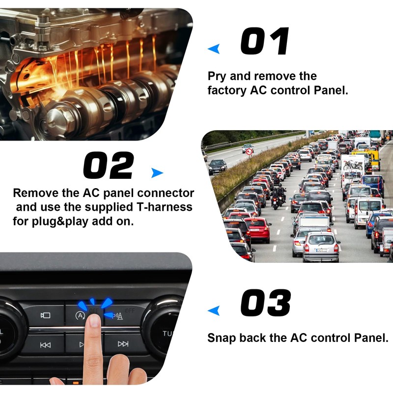 Auto Start Stop Eliminator for Ford Bronco/Bronco Sport/F150/Expedition/Ranger/Explorer/Maverick Automatic Stop