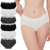 INNERSY Womens Lace Underwear Cotton Hipster Panties Regular & Plus