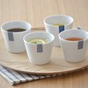 Tableware East Multi Cup 200cc Stripe Blue Label