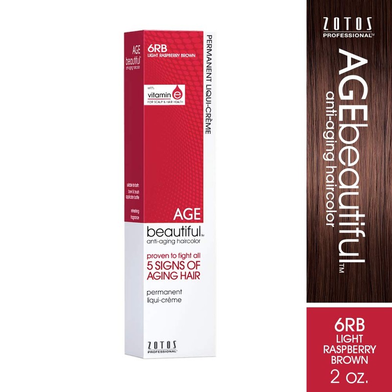 Agebeautiful Liqui-Creme 6Rb Light Raspberry Brown, 2-Ounce