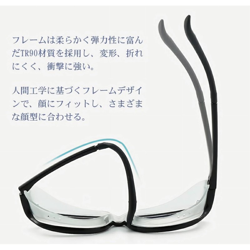 [FOROMONE] 子供用 花粉 メガネ 花粉症 ブルーライトカット 度無し1本2役 2WAY ゴーグル シールド